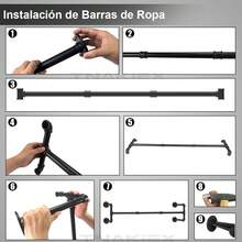 TendenciaPerchero Tubería Industrial Vintage De Colgar Ropa En ParedCalidad premium - 1 - Ver 8