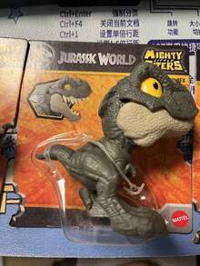 Mattel 2 Mini Collectible Dinosaur Finger Toys, Children Realistic Model