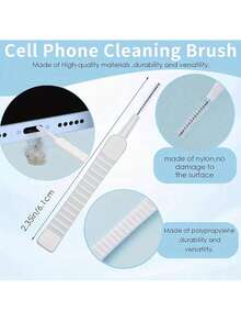 20 件套浴室淋浴喷头清洁刷，防堵塞小刷，毛孔缝隙清洁刷，键盘和手机孔清洁工具