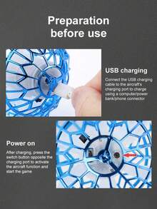 1pc Induction Levitation Glowing Flying Ball, Magic Induction Rotating Flying Disc, Finger Spinner Glowing Magic Flying Disc, Educational Entertainment Stress Relief Toy, Suitable For Boys And Girls Aged 6 And Above Birthday Gift - Multicolor - View 11
