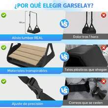 Hamaca de Pie de Avión Ajustable, Hamaca Para Pies Portátil para Viaje con Máscara de Ojos Travel Essentials, Accesorios para Viaje con Malla Táctil Transpirable Tablero de Soporte(23*25CM),37543589 - Multicolor - Ver 2