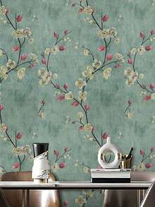 1 Cuộn Hình Dán Hoa Mai Cổ Điển, Màu Xanh Ô liu, Thích Hợp Cho Trang Trí Nhà Cửa, Tủ, Bàn Ghế, Phông Nền Phòng, Cải Tạo Nhà, Chống Nước, Chống Bụi Bẩn, Dễ Lau Chặt, Tự Dính, Có Thể Dùng Trên Giấy Dán Tường, Hình Dán Tường, Trang Trí Tường, Hình Dán Cải Tạo, Tấm Dán Tường Có Thể Tháo Rời, Giấy Dán Tường, Trang Trí Mùa Xuân, Làm Mới Ngôi Nhà Của Bạn, Quà Tặng Hình Dán Trang Trí Rama, Quà Sinh Nhật & Tốt Nghiệp - Nhiều màu - Xem 2