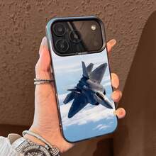 Kampfflugzeug F-F-22 Raptor Handyhülle kompatibel mit  17,16,15,14,13,12,11,Pro,Max,Plus,E,Air,Mini Schwarze TPU Hülle, Hülle kompatibel mit  17 Hülle,  17 Pro Hülle,  17 Pro Max Hülle - z5 - Übersicht 9