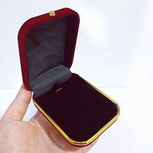 1pc Premium Jewelry Box For Rings, Bracelets, Necklaces, Earrings And Accessories - Red - View 8