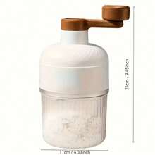 1个手动刨冰器，小型碎冰机，非电动刨冰机