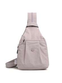 1pc Solid Color Nylon Fabric Zipper Closure Casual Shoulder Bag/Crossbody Bag For Men, Fits Daily Essentials Like Phone, Tissue, Suitable For Commuting, Work, School, Shopping, Short-Distance Travel