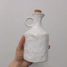 1pc Retro Ceramic Oil Pot With Lid, Dual-Use Sprayer & Pourer, Kitchen Household High-Quality Oil Dispenser, Can Store Cooking Oil, Soy Sauce, Water, Practical Kitchen Tool, 15.5cm Height X 8cm Diameter - Multicolor - View 14