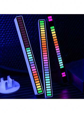 Music Rhythm Lights - Party Decor Desktop Smart Light Bar, USB Powered No Battery Required, Room Game Room Music Rhythm LED Ambient Lights |