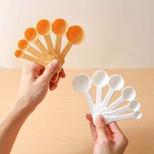 Multifunctional Plastic Measuring Spoon Set, Stackable Segmented Measuring Spoon, Coffee Salt Seasoning Measuring Spoons,Suitable For Baking&Cooking Tools In Kitchens Restaurants