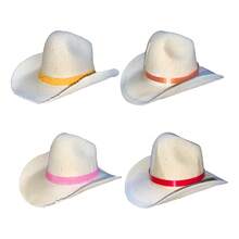 Tendencia10 Sombrero Texano 8cm Vaquero Mini Mexico Fiesta Mexicana  BlancoCalidad premium - Blanco - Ver 3
