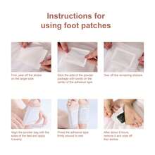 10片装深层清洁足部护理垫套装 - 传统北京足垫，天然竹醋姜粉成分，增强清洁和保湿效果，家用/办公冬季经济型足部按摩垫 - 圣诞礼物 - 本地仓库发货 - 腳貼 - 查看 5