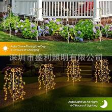 TendenciaLuces De Navidad De Fuegos Artificiales Solar 100 Luces LedCalidad premium - Amarillo - Ver 9