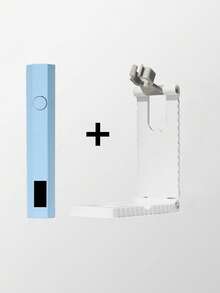 1pc Handheld UV Nail Lamp, Mini Nail Lamp, Portable LED Nail Lamp, Wireless USB Rechargeable Quick-Drying Nail Lamp, Pink Rechargeable Straight Tube Nail Lamp, Small Portable Battery-Powered Mini Nail Lamp, Handheld Phototherapy Lamp, Handmade Nail And Nail Art Phototherapy Lamp, Nail & Beauty Products, ABS Material, Suitable For Vacation/Home/Gift/Nail Salon/Spa - Multicolor - View 23