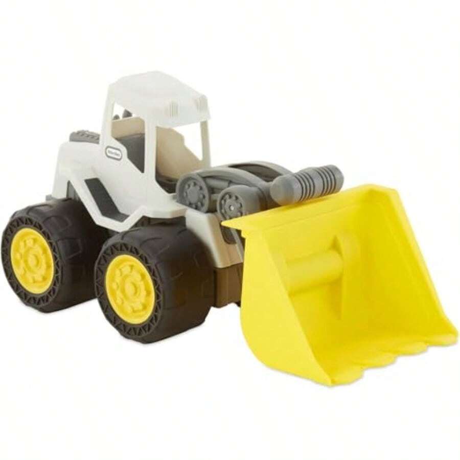 Little Tikes Dirt Diggers 2-in-1 Excavadora - Divertida Diseño Realístico - para Interiores y Exteriores - Horas de Juego Activo - para Niños a Partir de 2 Años - con Brazo Frontal - como en la foto - Ver 1