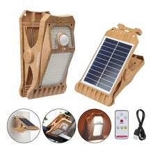 TendenciaLámpara Solar Con Clip Luz Led Sensor Para Exterior AcamparCalidad premium - 1 - Ver 9