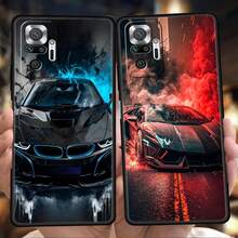 Custodia per telefono da auto sportiva nera compatibile con Redmi 13C 10C Note 13 12 10 11 Pro Plus 7 8T K40 K50 Gaming Pro Plus 5G, guscio morbido, compatibile con custodia per Mi 11, Mi 11 Pro, Mi 11 Pro Max - a3 - Visualizzare 3