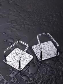 10/6/4/1个免钻孔橱柜顶部收纳挂钩，厨房台面延伸架，橱柜顶部整理架，厨房延伸风扇，免安装夹式设计，金属挂钩，整理架类型，厨房用具收纳功能，橱柜顶部餐具放置 - 彩色 - 查看 6