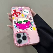 Anime "Saiki K" Phone Case Compatible With  16, 15, 14, 13, 12, 11 Pro Max, X, XR, XS Max, 8, 12 Plus - Shockproof Matte Back Cover Funda Para  17 Pro Forros Para  Cheap  17 Case - Màu hỗn hợp - Xem 6