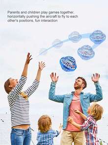1pc Induction Levitation Glowing Flying Ball, Magic Induction Rotating Flying Disc, Finger Spinner Glowing Magic Flying Disc, Educational Entertainment Stress Relief Toy, Suitable For Boys And Girls Aged 6 And Above Birthday Gift - Multicolor - View 8
