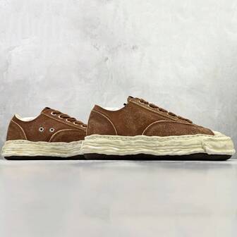 2026新款MMY经典做旧复古耐磨轻便低帮板鞋，男女皆宜，校园情侣款，带鞋盒，适合送礼、上学、跑步、学生穿着。