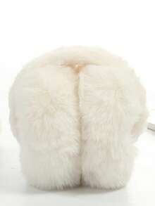 1pc Girls Winter Warm Earmuffs, Fashionable Plush Anti-Freeze Ear Warmers, Foldable