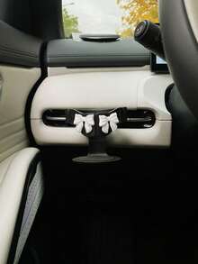 Adjustable Pearl Bow-Knot Car Cup Holder, Clip-On Beverage Rack Suitable For Air Vent - Pearl Bow Cup Holder - View 9