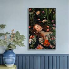 Framed Ophelia Painting PRINTABLE, Ophelia Wall Art. Idear Gift For New Year, Thanksgiving And Christmas – Perfect Art For Home Decor, Living Room, Kitchen, Bathroom & Room Decor. - Framed(有框) - 查看 2