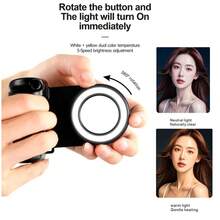 750mAh Rechargeable Magnetic Phone Holder Magsafe, Bluetooth Selfie Remote Control + Fill Light And Stabilizer, Multifunctional Shooting Handle, Suitable For Vlog/Selfie