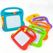 1set Mini Magnetic Drawing Boards For Kids - Erasable Doodle Sketch Pads, Ideal For Birthday Parties & Gifts, Mixed Colors, Plastic - Multicolor - View 5