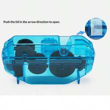 1PC Handheld Bike Chain Cleaning Tool No Chain Removal Needed Durable Easy To Use For Through Bicycle Chain Maintenance - Multicolor - View 9