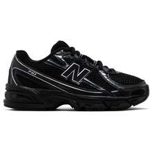 New Balance 740 Big Kid 'Black Silver Metallic' Casual Sneakers GR740BM | Modern Street Style, Comfortable All-Day - 黑色 - 查看 2