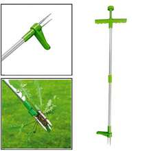 Puller Weeder Pull Claw Garden Lawn Root Killer Remover Tools - Silver + Green - View 3
