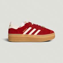 Adidas GAZELLE BOLD W Collaboration Model "T-Toe Sneaker" New Year Classic Thick Sole Sports Skateboard Shoes - Red - View 5