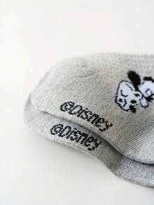 Disney 1/5/10 Pairs Girls/Kids/Boys Spring/Summer Ankle Socks, Adorable Cartoon Mickey/Minnie Mouse Pattern Decor, Fashionable Casual Breathable Moisture-Wicking Solid Color Invisible Socks, Cute & Versatile For Leisure, Sports, School, Holidays, Random Color & Style - Multicolor - View 8