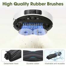 适用于 L10s Pro Ultra Heat/L10s Ultra Gen 2 的配件套装，也适用于 L40 Ultra AE/X30 Ultra/Mova E30 Ultra，包含 2 个主刷头、8 个拖布、4 个滤网和 8 个边刷。 - 黑色 - 查看 7