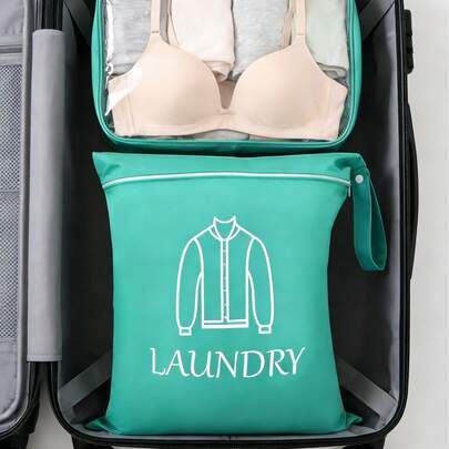 Large Reusable Travel Laundry Bag For Everyday Organization, Spacious Wet/Dry Organizer Suitable For Diapers, Dirty Clothes, Swimwear, Gym Gear, And College Dorm Use, Durable Lightweight Tote With Separate Compartments For Wet And Dry Items, Multi-Use, Travel-Friendly, Foldable And Water-Resistant Design, Ideal For Weekend Trips, Spring Break, Back-To-School Season, And On-The-Go Laundry Tasks, Great For Diaper Changes And Gym Visits, Perfect Gift For Springtime Moments And Mother's Day Planning