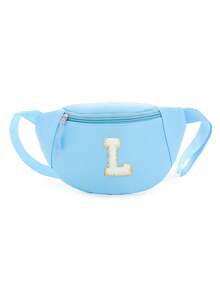 儿童腰包，春夏新款简约百搭腰包，男女童休闲运动胸包，DIY贴纸包，迷你胸包，可爱收纳包，女孩钱包，旅行包，斜挎包 - 彩色 - 查看 9