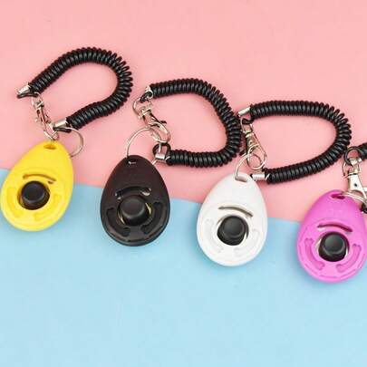 10/5/1pcs Multi-Color Dog Training Clicker, Simple And Convenient To Use. This Dog Training Clicker Helps Correct Canine Behavior And Is An Essential Tool For Communicating Training Commands. Features Audible Training Assistance, Suitable For Any Breed Of Dog, Helps Them Become Smarter And More Obedient, Dog Toys, Dogs, Cat Toys, Cat Interactive Toys