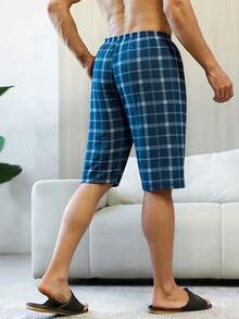 Bộ 3 quần short nam mùa hè in họa tiết kẻ caro, quần mặc nhà thoải mái và dễ chịu. - Nhiều màu - Xem 9