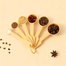 Multifunctional Plastic Measuring Spoon Set, Stackable Segmented Measuring Spoon, Coffee Salt Seasoning Measuring Spoons,Suitable For Baking&Cooking Tools In Kitchens Restaurants