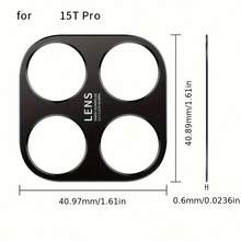 1pc Camera Lens Tempered Glass Protector Film Compatible With Xiaomi 15T/15T Pro, 3D Clear Scratch-Resistant Lens Protection Film Applicable To Daily Shield, Office, Home Daily Shield Office Home Lens Protector Phone Camera Cover Waterproof Shockproof Anti-Fall Scratch Resistant - Clear - View 4