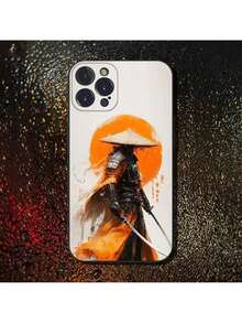 Japanese Bushido Samurai Phone Case Compatible With 16, 15, 14, 13, 12, 11 Plus, Pro Max, XS, X, XR, SE, Mini, 8, 7, Soft Black Silicone Case, Case Compatible With 17 Pro Max Case, 17 Pro Case, 17 Case, 16 Pro Max Case - Z4 - View 10