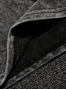 Disney Mickey Mouse & Friends Washed T-Shirt, 100% Cotton Oversized Vintage Short Sleeve Top, Character Signature Printed Casual Tee - màu đen - Xem 5