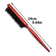 Conjunto de 1 pente unissex para cabelo e barba, escova profissional sem fragrância para estilizar o cabelo, pente para degradê e limpeza de máquina de cortar cabelo, ferramenta para alisar o cabelo, pente para cabelos grossos/finos, ótimo para o Dia Nacional, banheiro, massagem no couro cabeludo, volta às aulas, viagens e uso diário/Dia dos Namorados/viagens. - Multicolorido - Ver 13