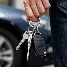 7pcs/Set Mini Tool Keychain Set Zinc Alloy Material Multi-Function Tool Pendant Street Style Father's Day Gift For Men Car Key Chain Accessories Bag Charm Backpack For School Cute Goth Y2k Keychain Key Holder Matching Keychains - Multicolor - View 2