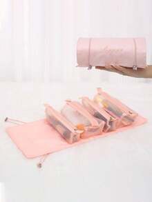 4-In-1 Detachable Hanging Cosmetic Bag, Travel Toiletry Bag, Makeup Organizer, Bathroom Accessories, Portable Makeup Bag, Waterproof Makeup Bag, Makeup Organizer, Makeup Stand, Makeup Bag, Makeup Organizer, Travel Essentials, School Supplies, Stationery Make Up Bag Makeup Pouch Wash Bag Cruise Essential Vacation Essentials For Men Women Travel Containers Holiday Essential Gifts For Women - Multicolor - View 13