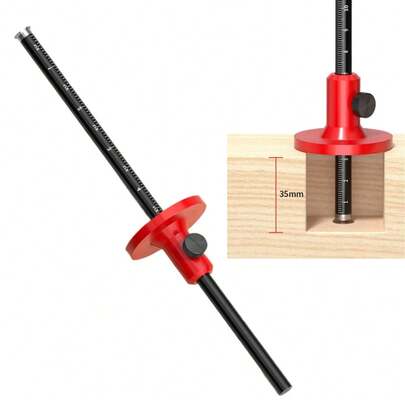 European Marking Tool, Aluminum Alloy Positioning Marking Ruler, Blade Type Marking Tool, Woodworking Marking Tool, Metric And Imperial System, Woodworking Specific Multifunctional Marking Tool