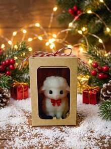 Vela Borreguito de la Abundancia 6cm - Champán - Ver 2