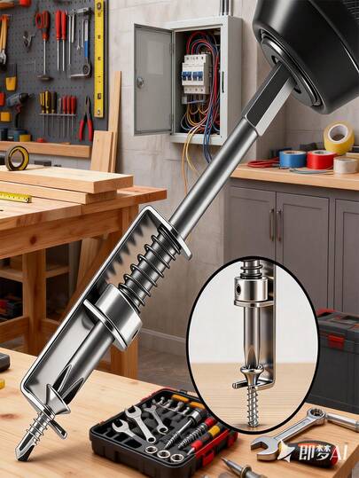 1/3/5 Piezas Portabrocas de Destornillador con Resorte Antideslizante, Operación con una Sola Mano, Portabrocas Universal para Electricistas, Mecánicos, Bricolaje y Reparación del Hogar