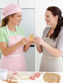 8pcs Easter Cookie Cutter Set, Cookie Stamp, Easter Egg Cookie Mold Set With Press Stamp, Kitchen Tools, Plastic Cookie Stamps For Cookies, Fondant, Cheese Baking - Multicolor - View 7